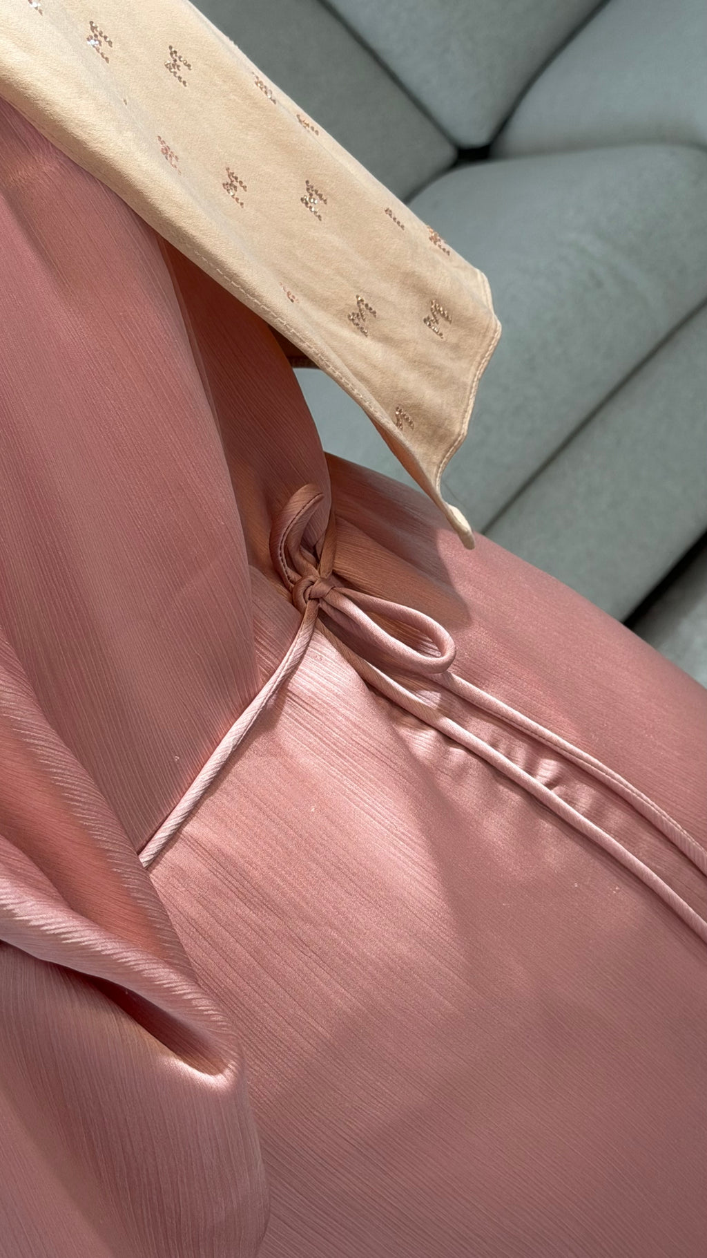 Robe SATINÉE - ROSE