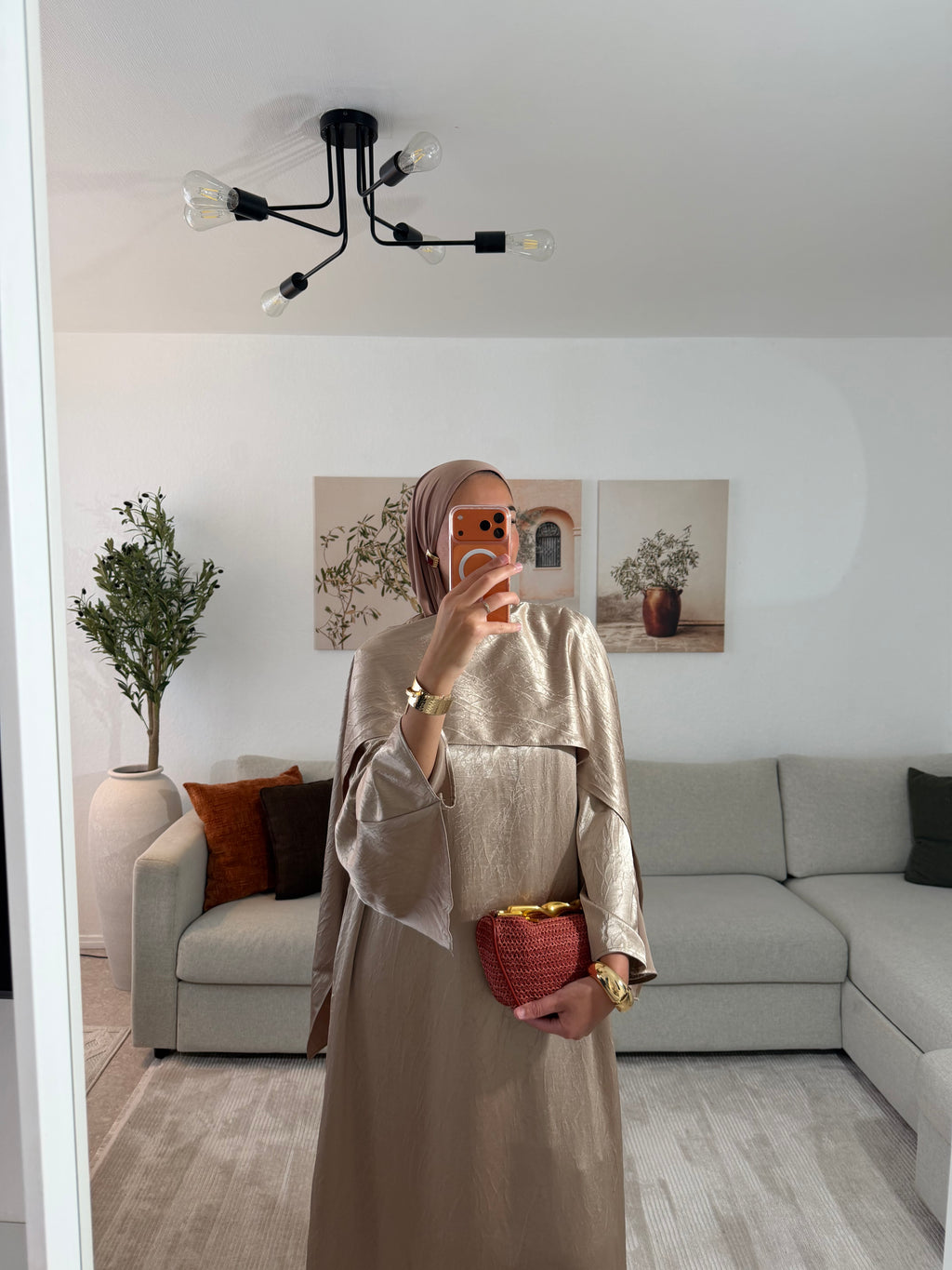 ROBE MINA - TAUPE
