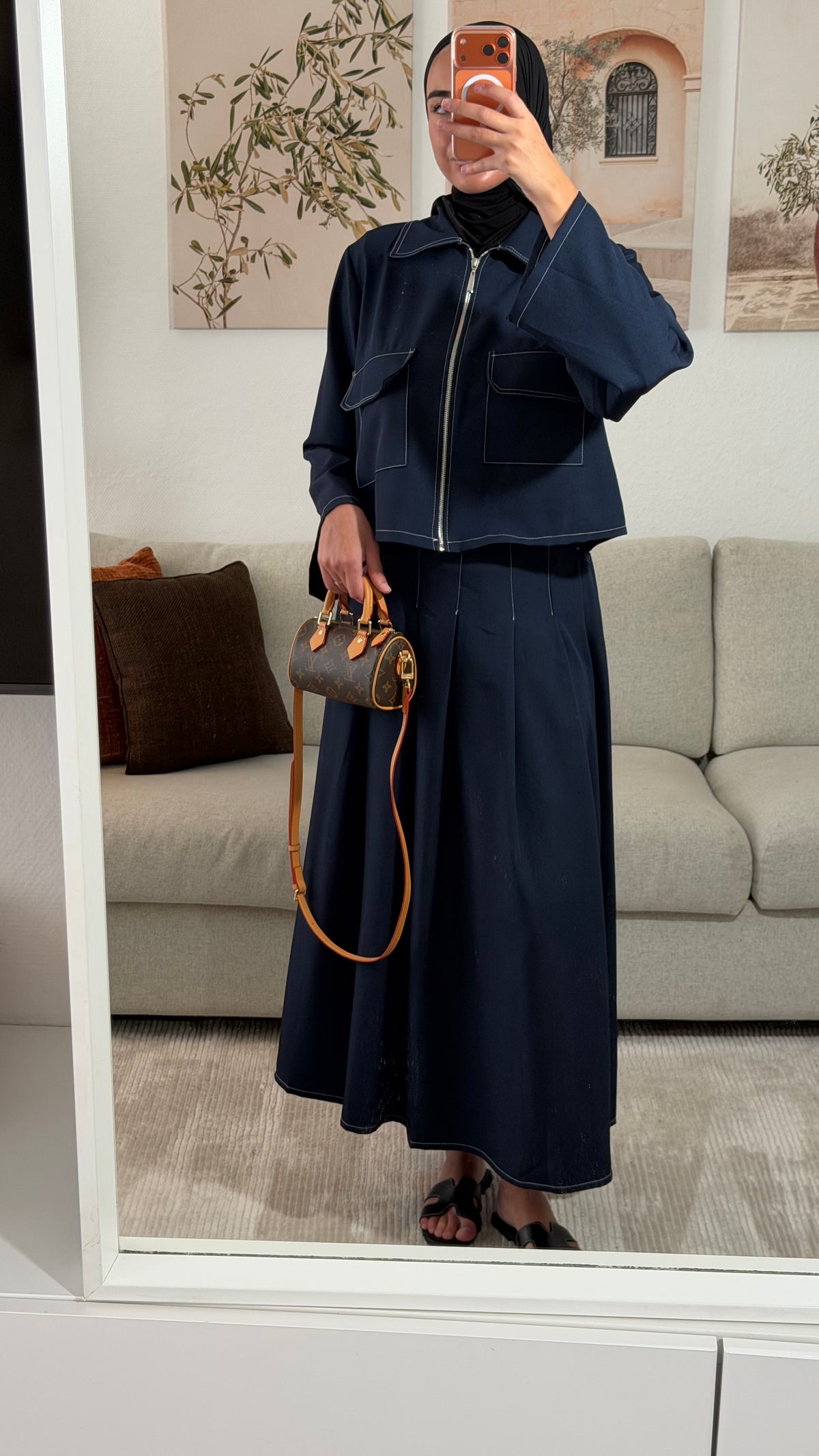 ENSEMBLE JUPE FATINE - BLEU