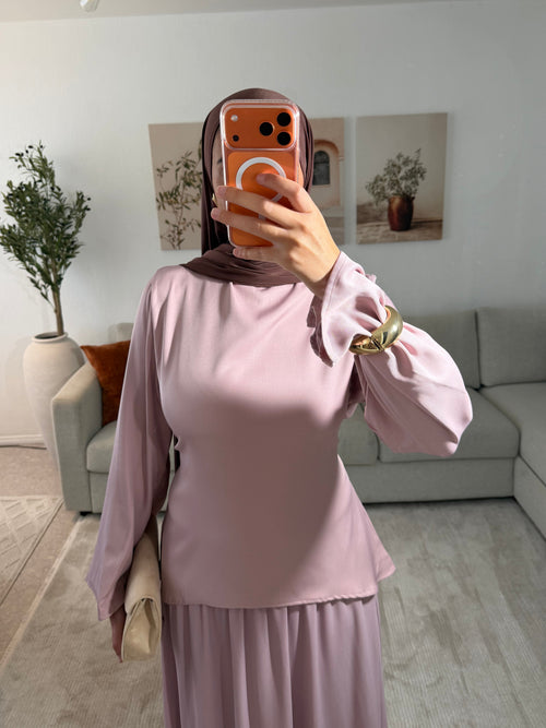 ENSEMBLE JUPE CHAIMA - ROSE