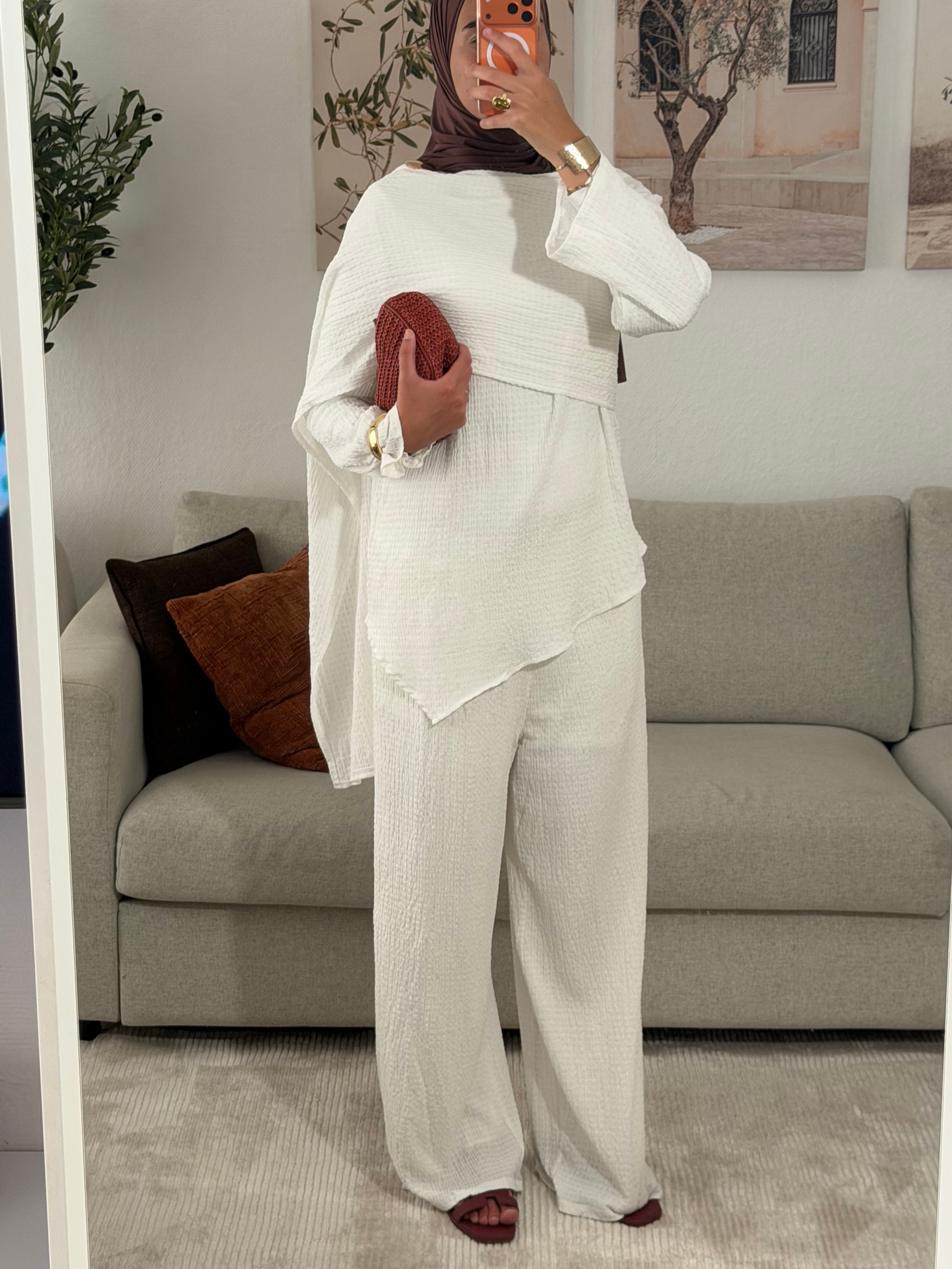 ENSEMBLE JASMINE - BLANC