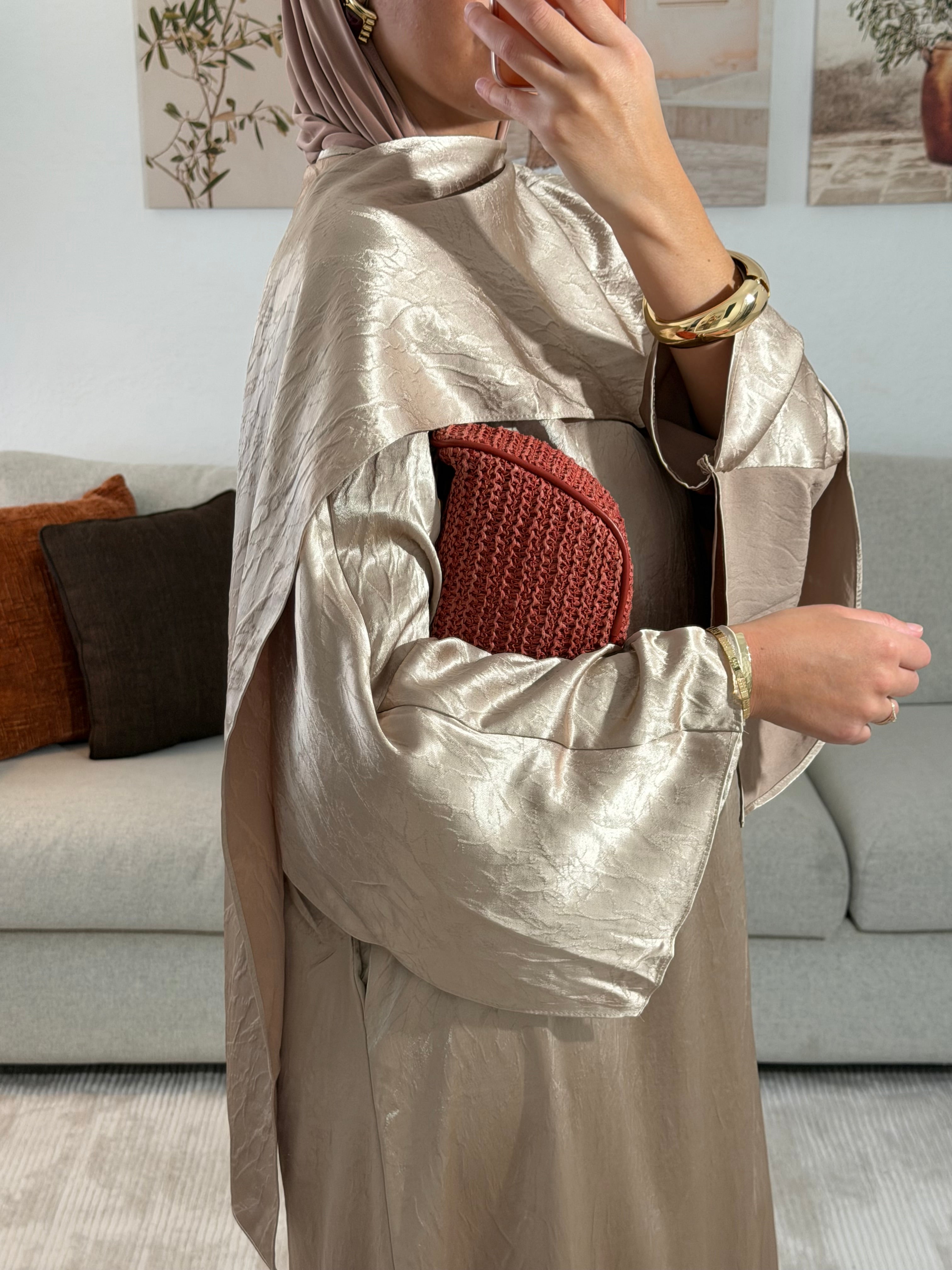 ROBE MINA - TAUPE
