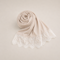 Jersey Liquid Dentelle – Création BEIGE