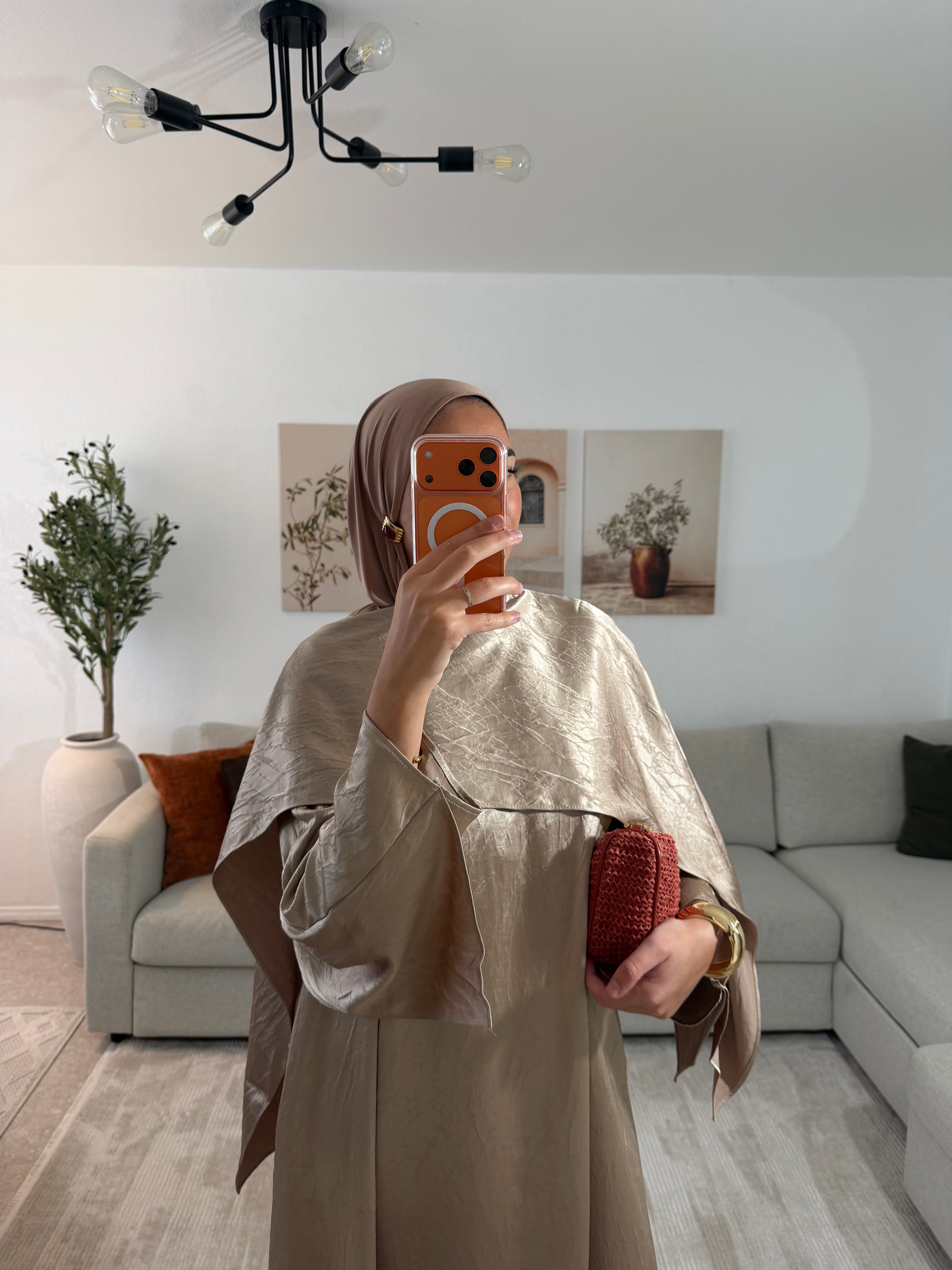 ROBE MINA - TAUPE