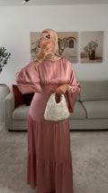 Robe SATINÉE - ROSE