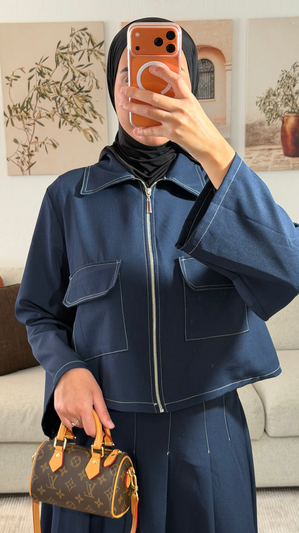 ENSEMBLE JUPE FATINE - BLEU