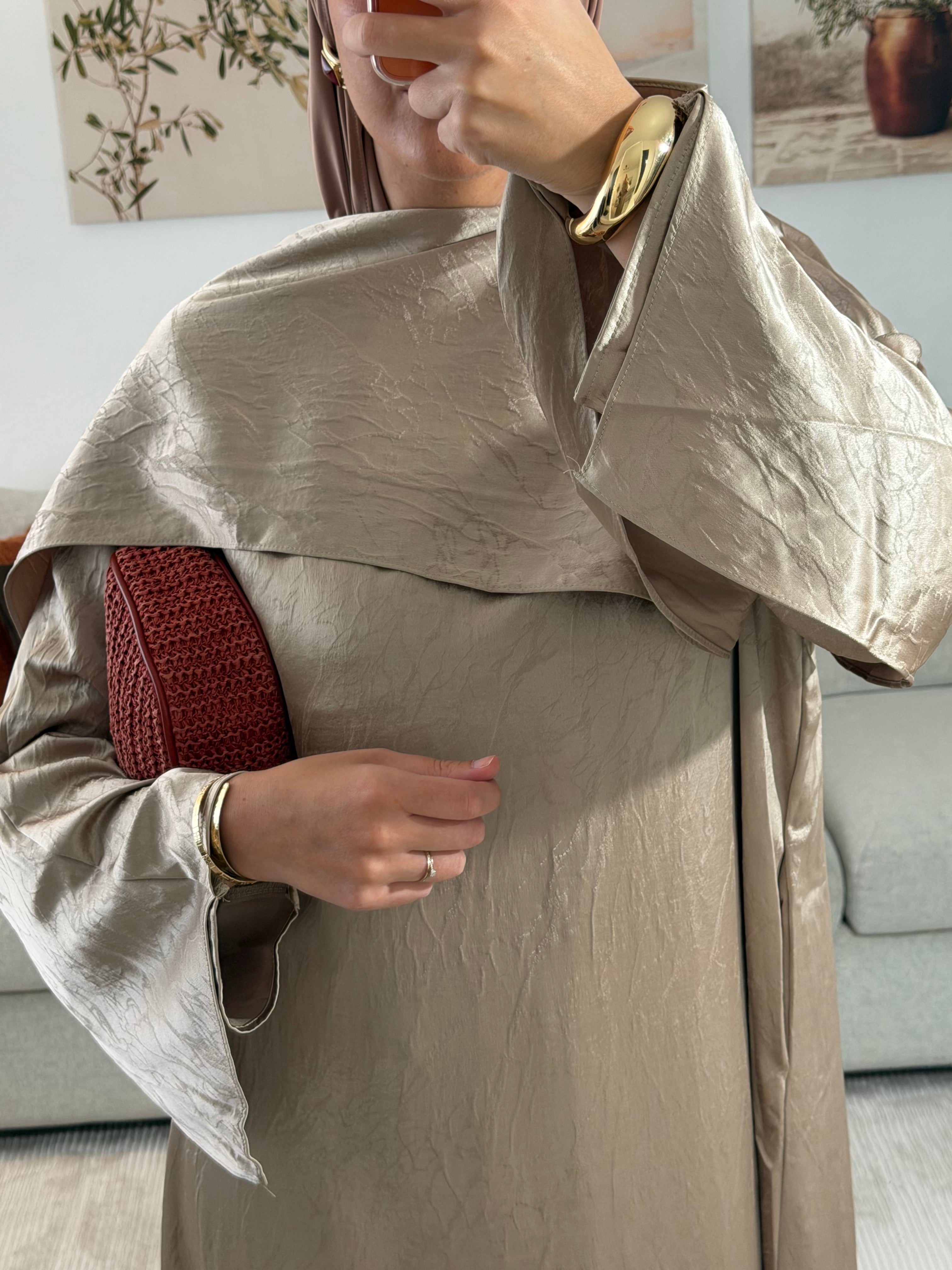 ROBE MINA - TAUPE