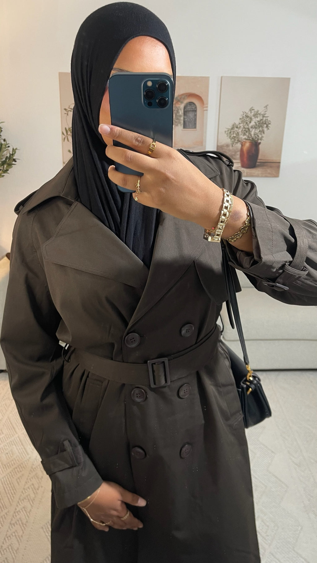 TRENCH - MARRON L/XL