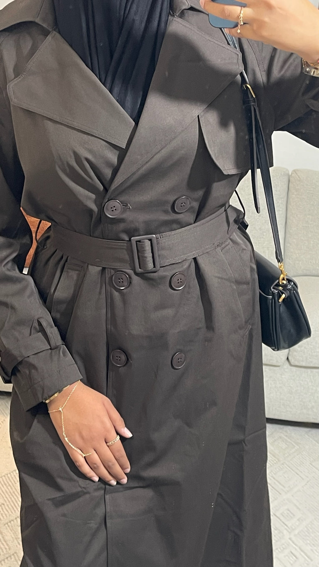 TRENCH - MARRON L/XL