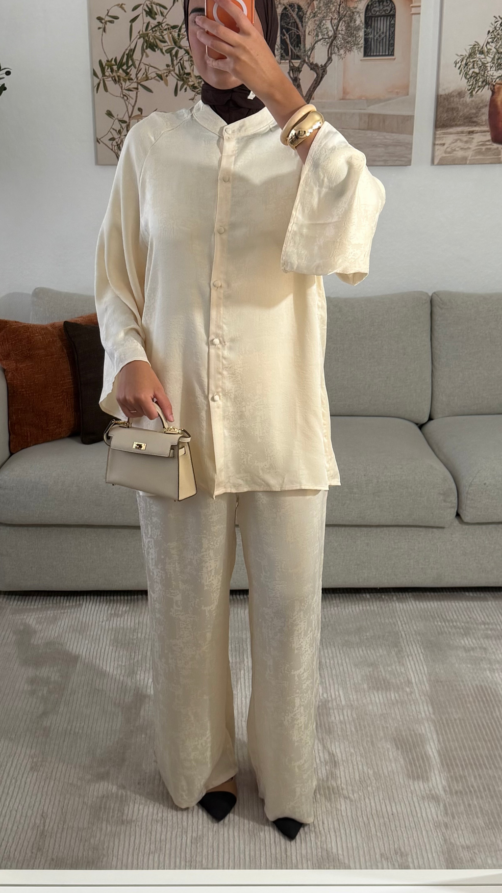 ENSEMBLE PANTALON SELMA - BEIGE