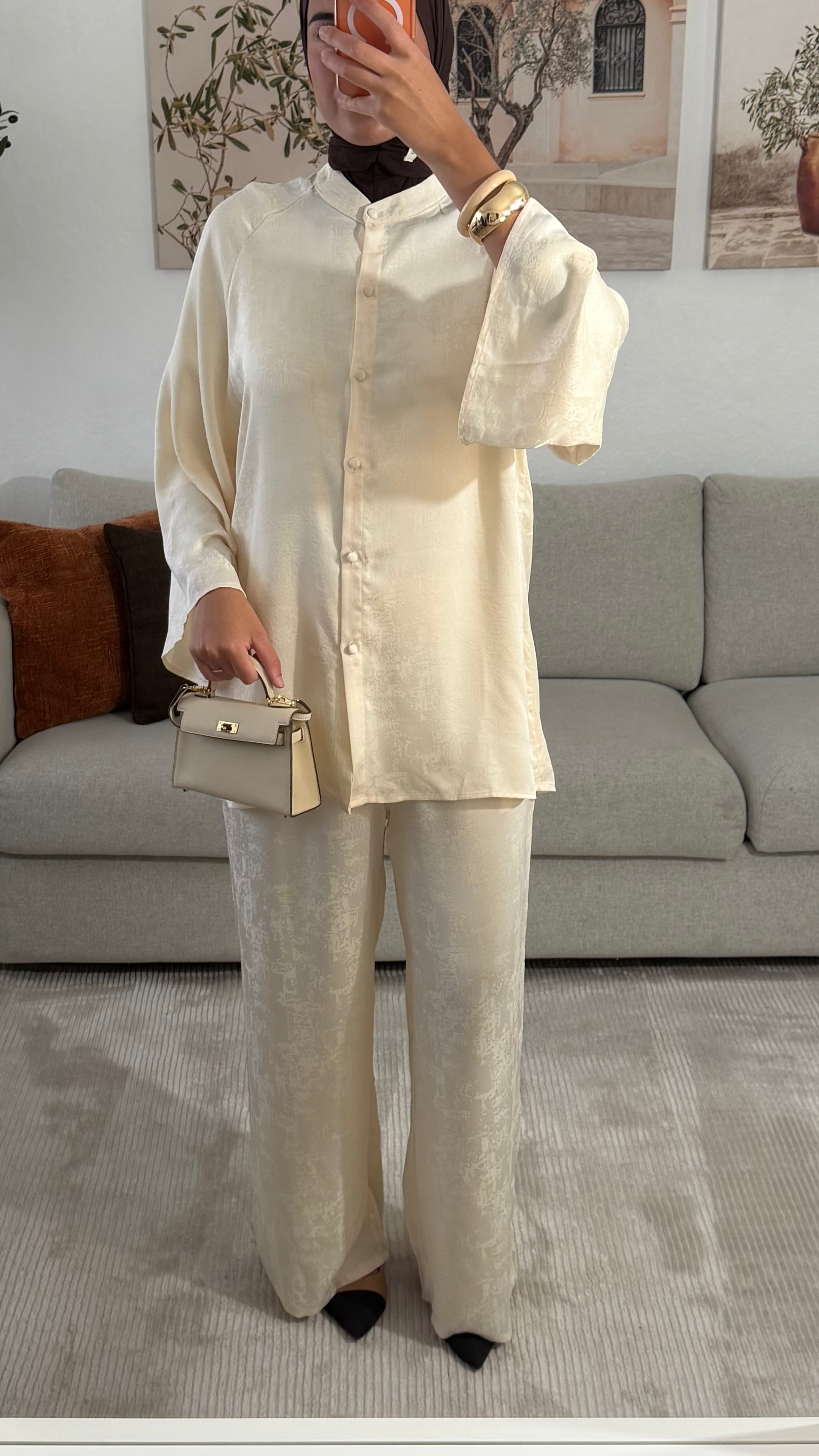 ENSEMBLE PANTALON SELMA - BEIGE
