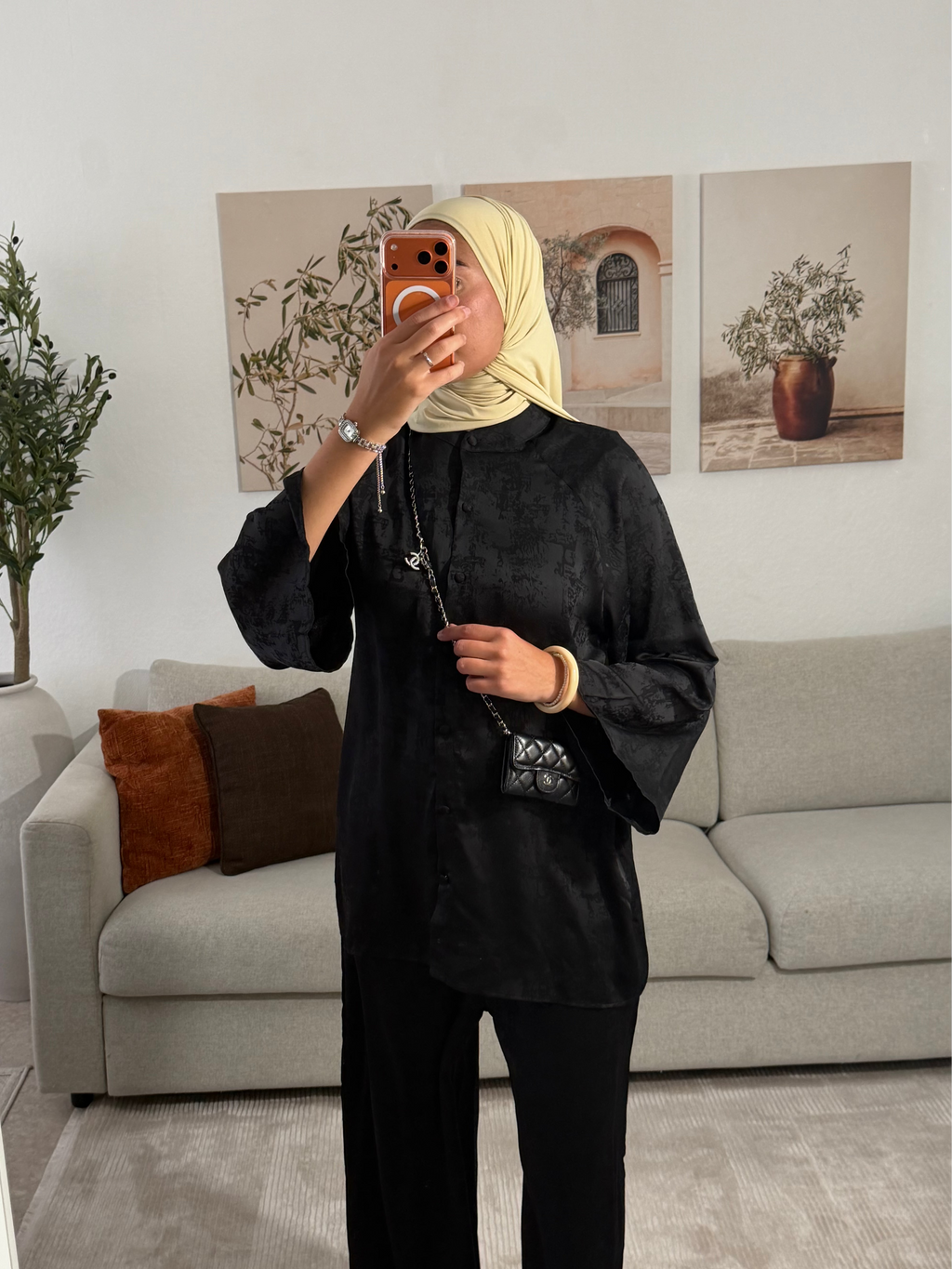 ENSEMBLE PANTALON SELMA - NOIR