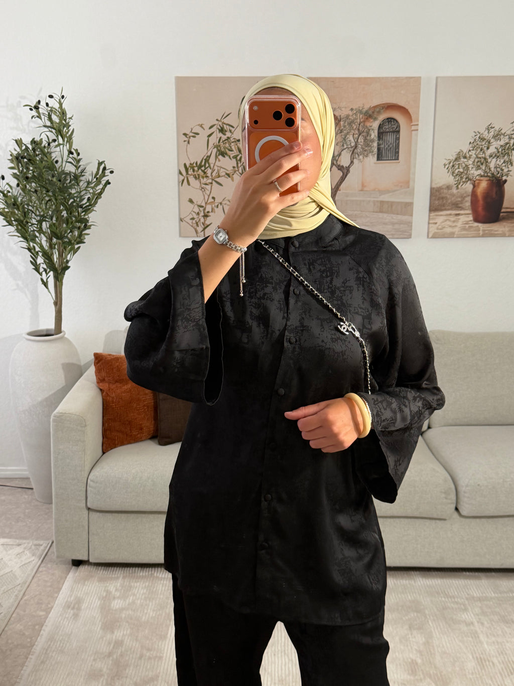 ENSEMBLE PANTALON SELMA - NOIR