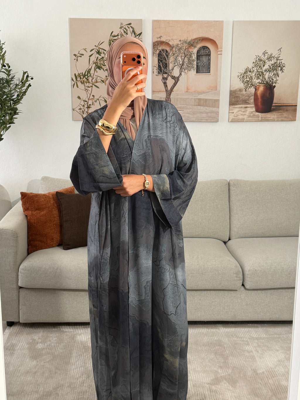 KIMONO MYRA - GRIS