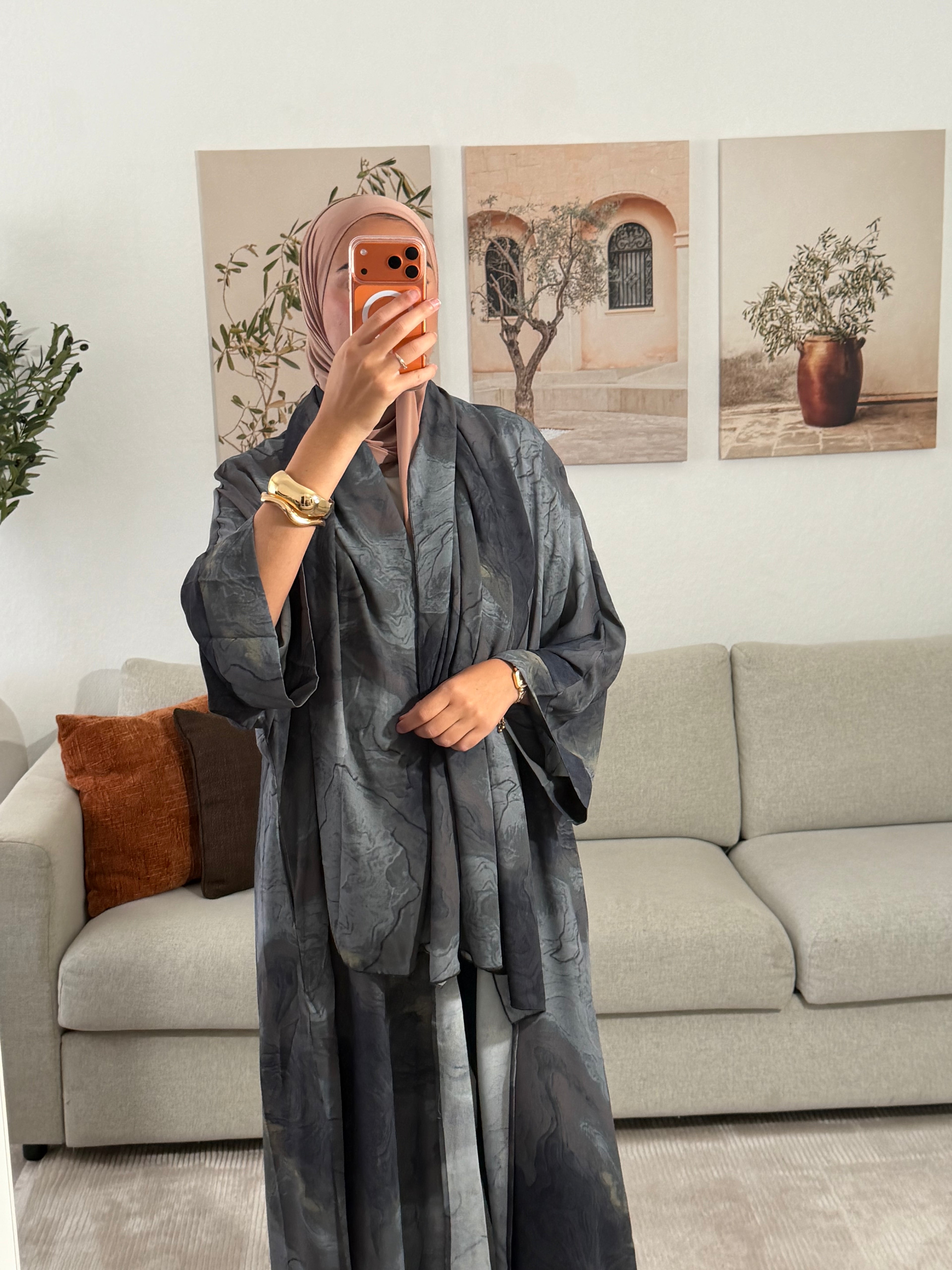 KIMONO MYRA - GRIS