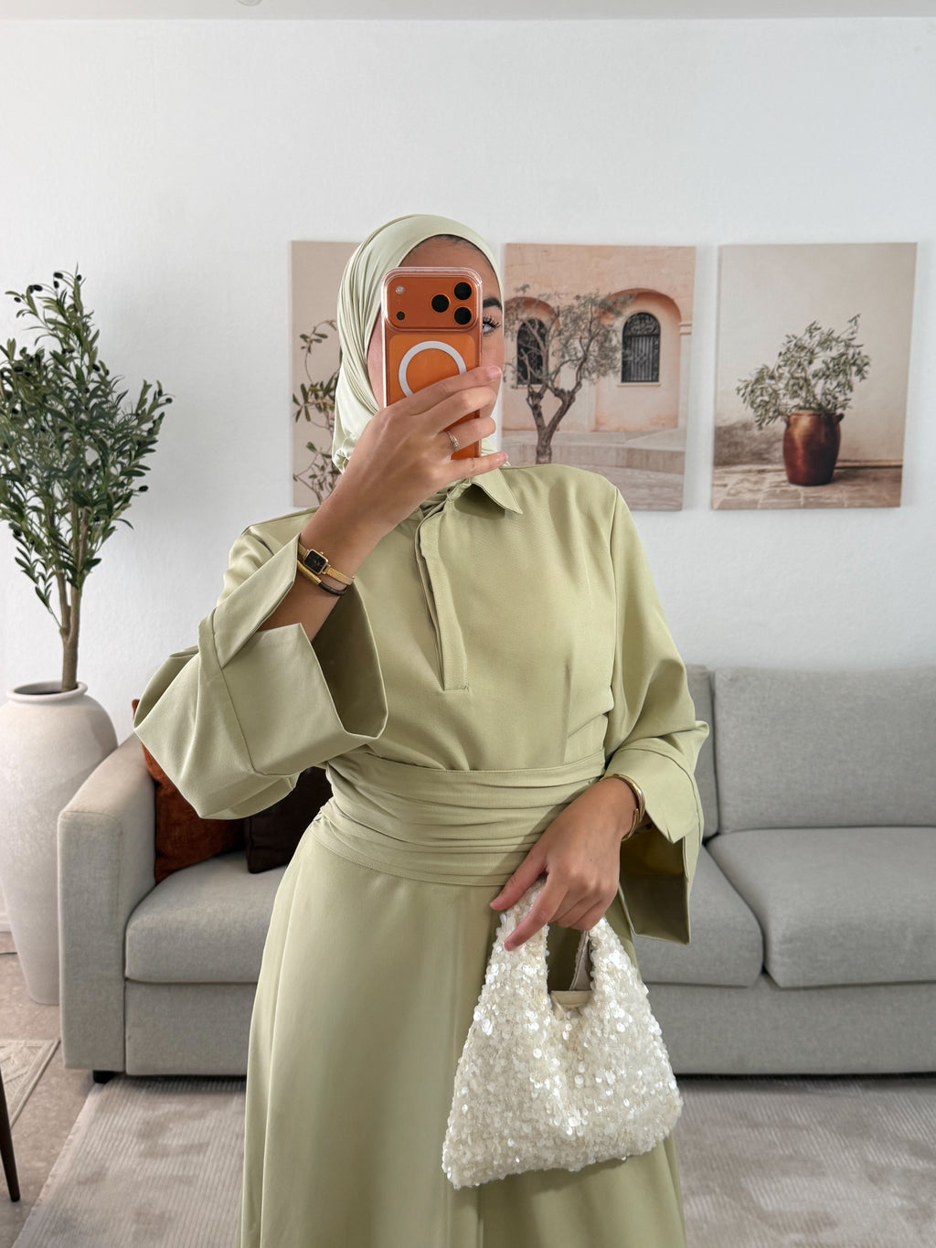 ROBE TESNIM - VERT