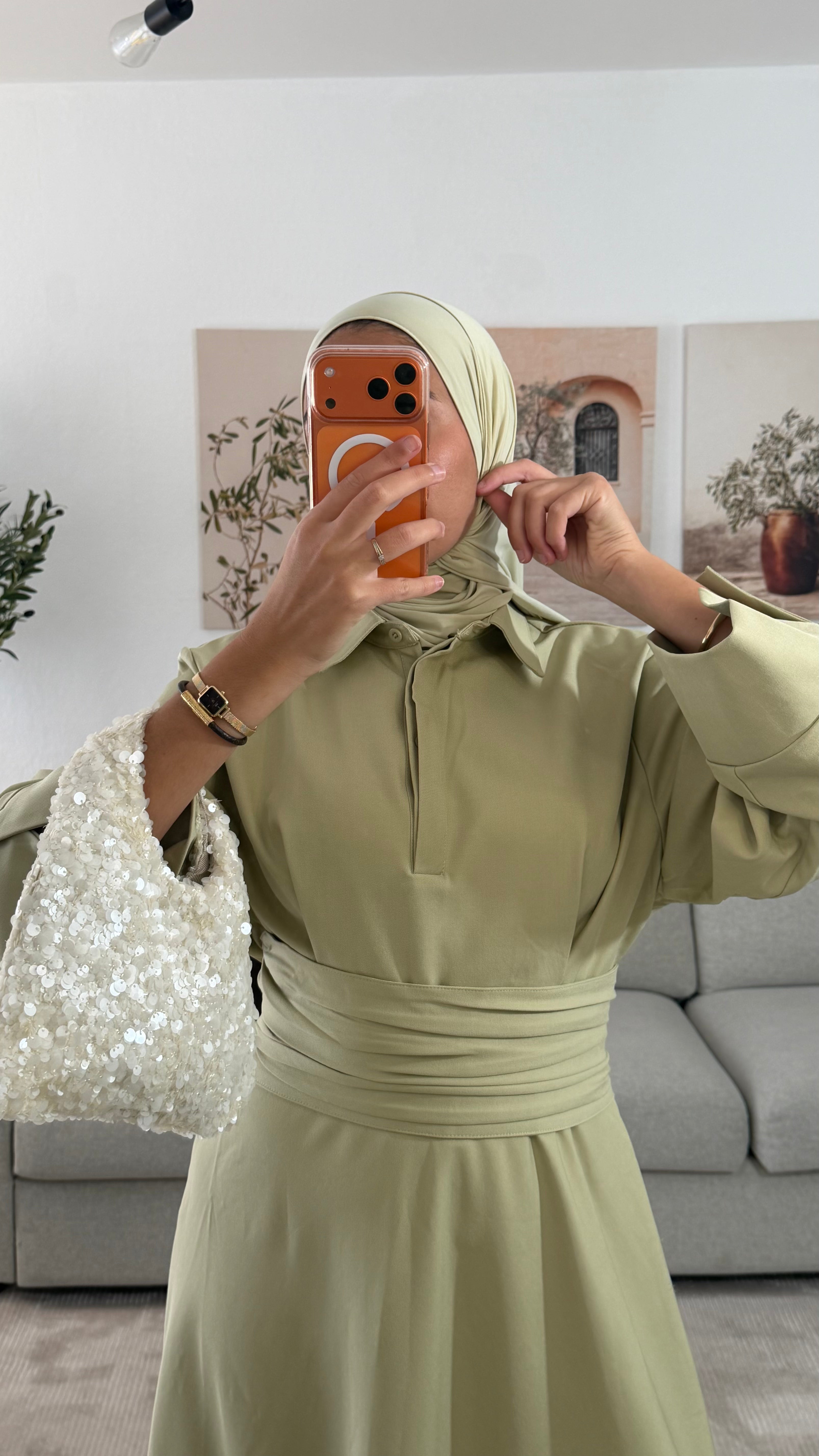 ROBE TESNIM - VERT